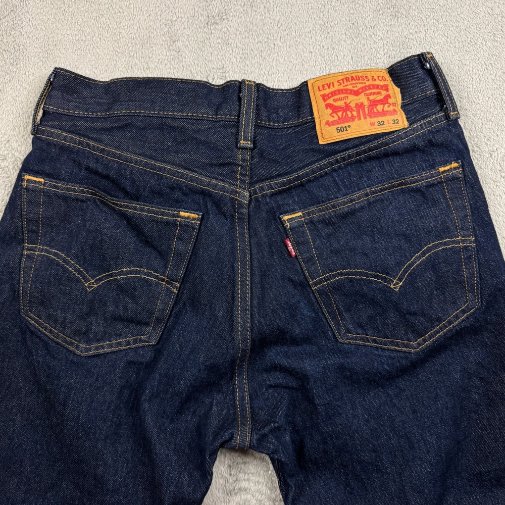 Levi's Men's 501 Straight Jeans - Dark Blue